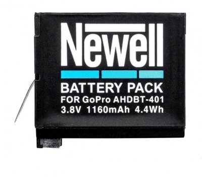 Bateria Newell AHDBT-401 Gopro Hero 4 Silver / Black