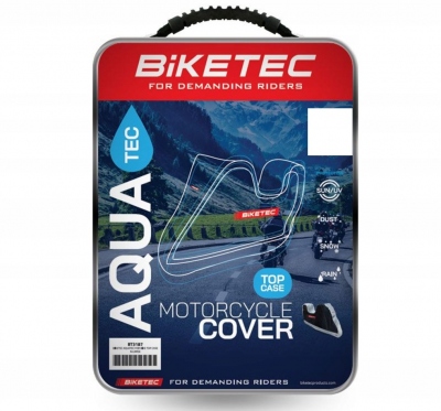 Pokrowiec na motocykl z kufrem Biketec rozmiar M