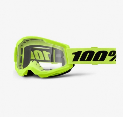 Gogle 100 PROCENT STRATA 2 NEON YELLOW FLUO żółte