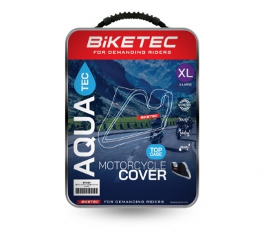 Pokrowiec na motocykl z kufrem Biketec Aquatec L   kufer