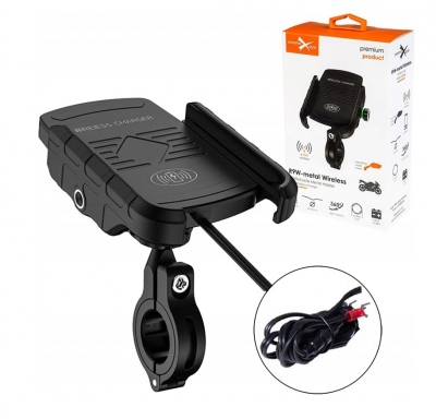Uchwyt motocyklowy na telefon z ładowaniem indukcyjnym BT155WR