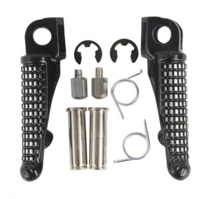 2x Podnóżki lewy prawy przód Kawasaki Ninja 650 R EX 650 2006-2013 czarne