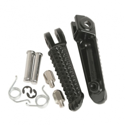 2x Podnóżek lewy prawy przód YAMAHA YZF-R1 1998-2025 czarny