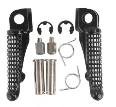 2x Podnóżki lewy prawy przód Kawasaki Ninja ZX-10R 2004-2022 czarny