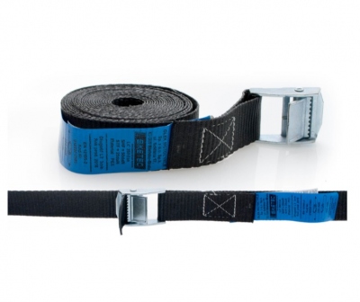 BIKETEC PAS TRANSPORTOWY 25mm/3m Z KLAMRĄ SAMOZACISKOWĄ 