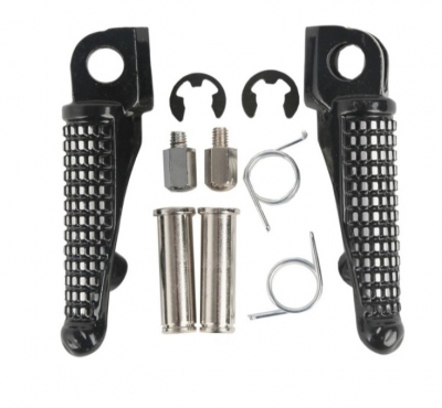 2x Podnóżki lewy prawy przód Kawasaki Z800 2013-2018 czarne