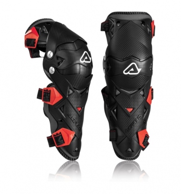 Ochraniacze kolan ACERBIS EVO 3.0 czarno/czerwone
