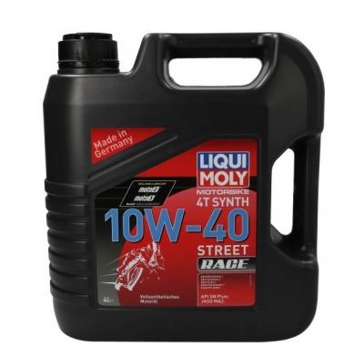 Olej Liqui Moly 10W40 STREET RACE 4L motocyklowy 100% syntetyk