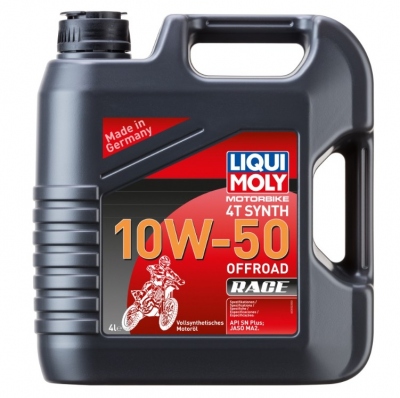 Olej LIQUI MOLY MOTORBIKE 4T OFFROAD RACE 10W50 4L 