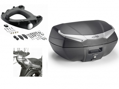 Kufer tył + stelaż SUZUKI GSF 650 BANDIT 2005-2011 KAPPA