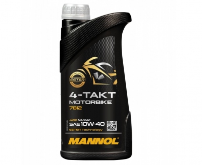 Olej MANNOL 7812 Motorbike 10W40 4T 1L ESTER motocyklowy