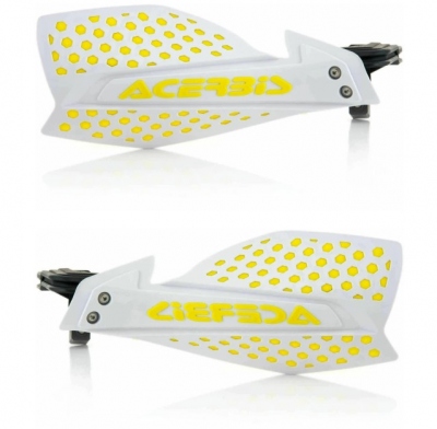 Handbary ACERBIS X-ULTIMATE biało-żółte