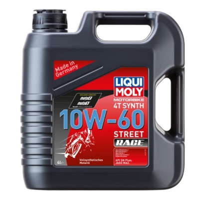 Olej LIQUI MOLY MOTORBIKE 4T 10W60 RACE 4L