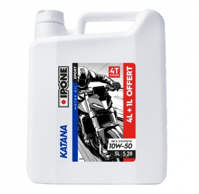 Olej IPONE KATANA 10W50 100 % SYNTETYK motocyklowy 5L