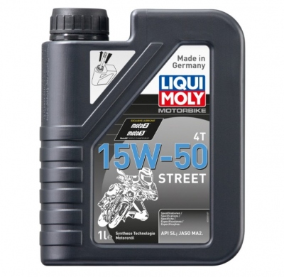 Olej motocyklowy Liqui MOLY 15W50 STREET 1L