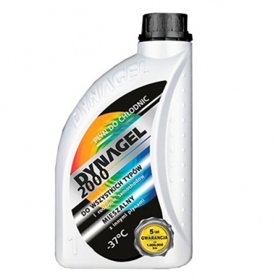 Dynagel 2000 Płyn do chłodnicy 1L Skuter QUAD ATV