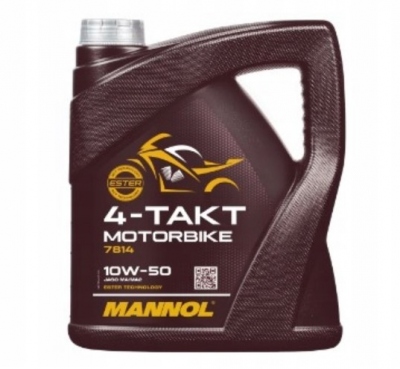 Olej Mannol 4T 10W50 4L Motorbike - syntetyczny