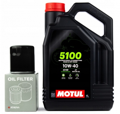 Olej MOTUL 5100 10W40 + filtr HF138 Suzuki DL 650 600 1200 1250 Bandit